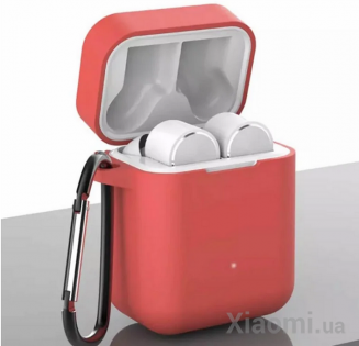 Чехол силиконовый для наушников Xiaomi Mi AirDots Pro (Air True) Red