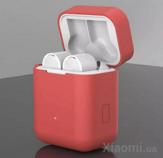 Чехол силиконовый для наушников Xiaomi Mi AirDots Pro (Air True) Red