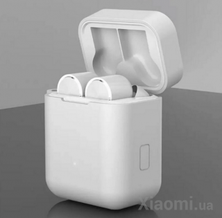 Чехол силиконовый для наушников Xiaomi Mi AirDots Pro (Air True) White