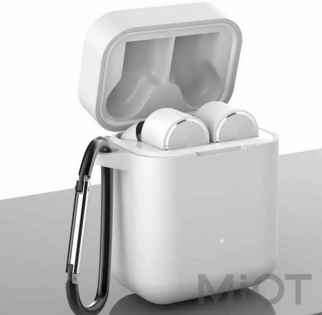 Чохол силіконовий для навушників Xiaomi Mi AirDots Pro (Air True) White