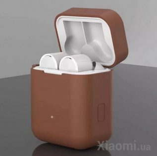 Чехол силиконовый для наушников Xiaomi Mi AirDots Pro (Air True) Brown