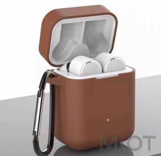 Чохол силіконовий для навушників Xiaomi Mi AirDots Pro (Air True) Brown