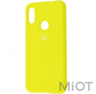 Чохол бампер Silicone Cover Full Protective Xiaomi Redmi 7 Yellow