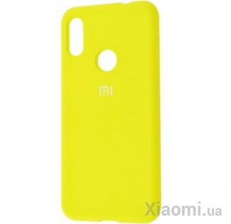 Чехол бампер Silicone Cover Full Protective Xiaomi Redmi 7 Yellow