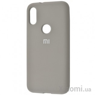 Чехол бампер Silicone Cover Full Protective Xiaomi Redmi 7 Grey