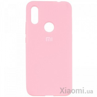 Чехол бампер Silicone Cover Full Protective Xiaomi Redmi 7 Light Pink