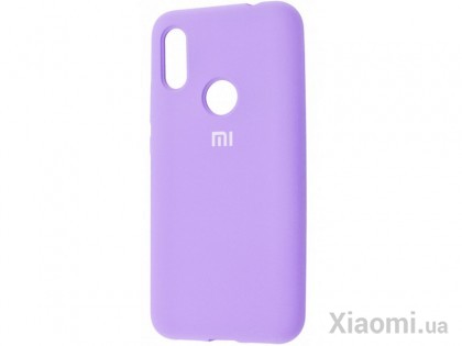 Чехол бампер Silicone Cover Full Protective Xiaomi Redmi Note 7 Light Purple