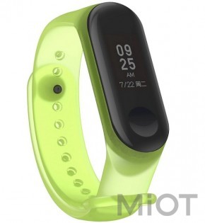 Ремінець Silicone Explorer Edition Mi Band 3/4 Green