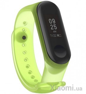 Ремешок Xiaomi Silicone Explorer Edition Mi Band 3/4 Green