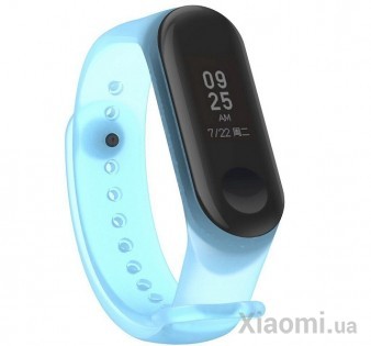 Ремешок Silicone Explorer Edition Mi Band 3/4 Blue