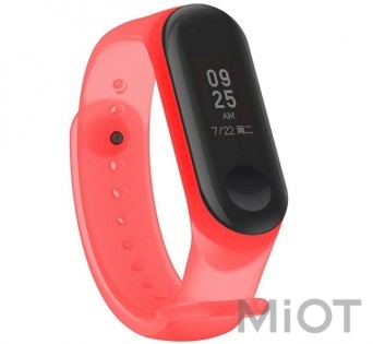 Ремінець Silicone Explorer Edition Mi Band 3/4 Red