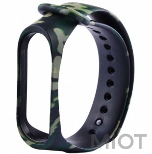 Ремінець Silicone Khaki для Mi Band 3/4 Green