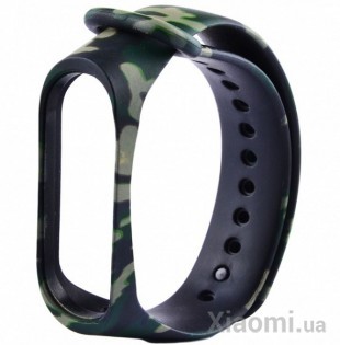Ремешок Silicone Khaki для Mi Band 3/4 Green