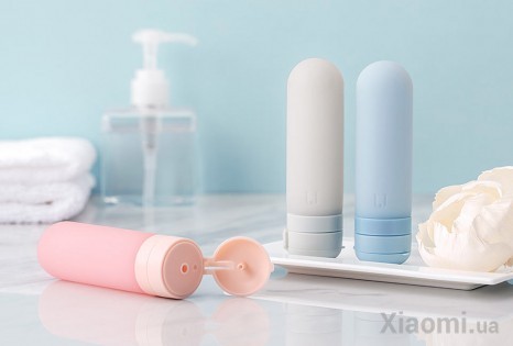 Набор силиконовых бутылочек для путешествий (3 бутылки) Xiaomi Travel Silicone Bottle Set