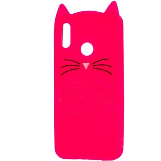 Силиконовая накладка 3D Cat для Xiaomi Redmi Note 7 / Note 7 Pro / Note 7s Красный (106858)
