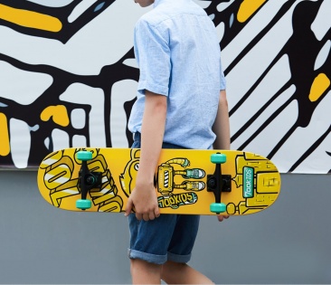 Скейтборд Xiaomi 700Kids Double-Up Skateboard (Робот)
