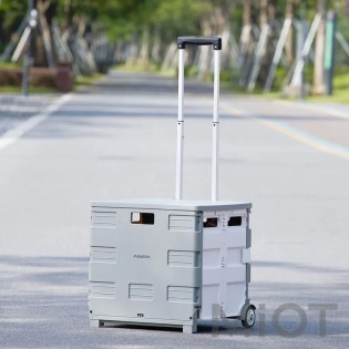 Складная переносная тележка для продуктов Xiaomi MAIWEI Trolley Case Gray Large 35L