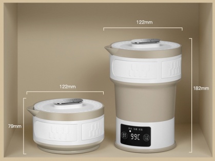 Складаний чайник Xiaomi Life Element Electrical Water Kettle i25 (Brown, 0.6 л)
