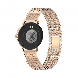Смарт часы Linwear LW20 Pro Metal с измерением давления и пульса (Золотой)