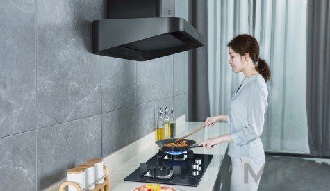 Розумна кухонна витяжка + розумна газова плита Xiaomi Mi Home (Mijia) Black