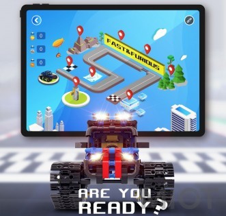 Розумний конструктор позашляховик Xiaomi Bravokids Rainbow Blue Knight