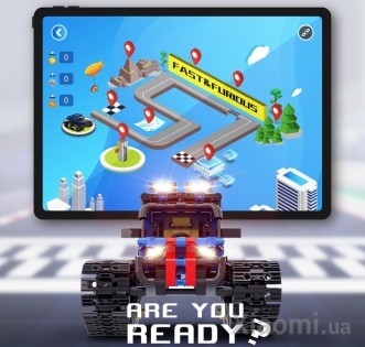 Умный конструктор внедорожник Xiaomi Bravokids Rainbow Blue Knight