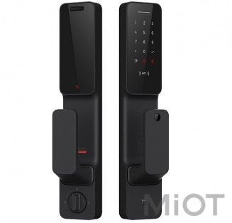 Розумний дверний замок Xiaomi Mi Home (Mijia) Smart Door Lock Push-Pull Black