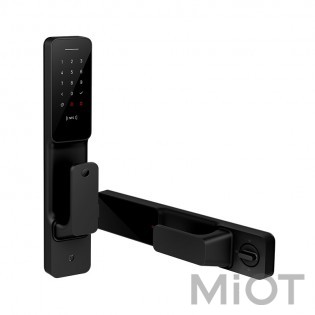Розумний дверний замок Xiaomi Mi Home (Mijia) Smart Door Lock Push-Pull Black