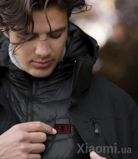 Умный пуховик с тремя зонами обогрева Xiaomi Cotton Smith Black XL