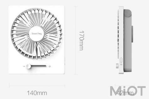 Мобільний портативний вентилятор Xiaomi SMART FROG MF400