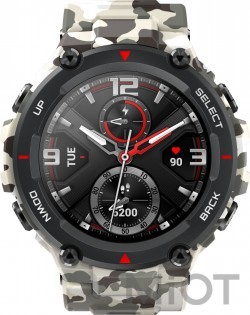 Смарт-годинник Xiaomi Amazfit T-REX Camo Green (Міжнародна версія) (A1919)