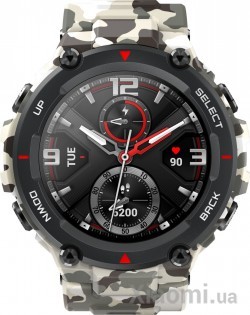 Смарт-часы Xiaomi Amazfit T-REX Camo Green (Международная версия) (A1919)