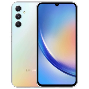 Смартфон Samsung Galaxy A34 SM-A346E 6/128GB Dual Sim Silver (SM-A346EZSASEK)