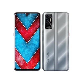 Смартфон Tecno Pova-2 (LE7n) 4/64GB Dual Sim Polar Silver (4895180768453)