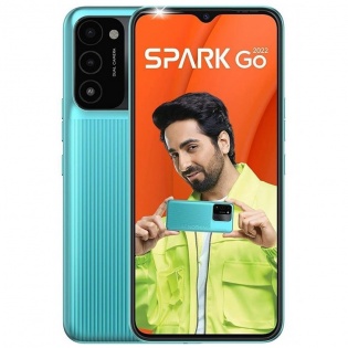 Смартфон Tecno Spark Go 2022 (KG5m) 2/32GB Dual Sim Turquoise Cyan (4895180776960)