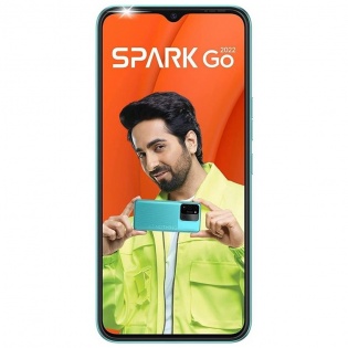 Смартфон Tecno Spark Go 2022 (KG5m) 2/32GB Dual Sim Turquoise Cyan (4895180776960)