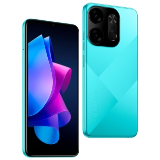 Смартфон Tecno Spark Go 2023 (BF7) 4/64GB Dual SIM Uyuni Blue (4895180793028)