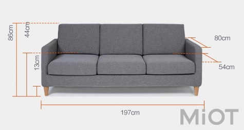 Софа Xiaomi 8H Spring Fabric Mountain Green 1970*860*800 мм