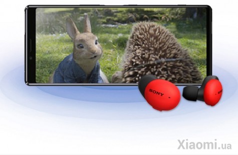 Беспроводные наушники Sony (WF-H800) Red