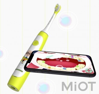 Розумна зубна електрощітки для дітей Xiaomi Soocas C1 Children Electric Toothbrush Yellow