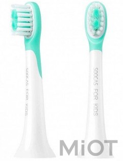Набір змінних насадок Soocas C1 Children General Toothbrush Head Green 2pcs (BHC1G/BH04G)