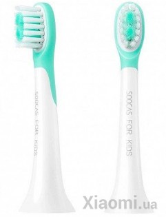 Набор сменых насадок Soocas C1 Children General Toothbrush Head Green 2pcs (BHC1G/BH04G)