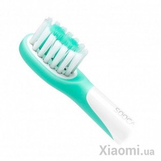 Набор сменых насадок Soocas C1 Children General Toothbrush Head Green 2pcs (BHC1G/BH04G)