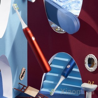 Электрическая зубная щетка Xiaomi Soocas X3U Van Gogh Museum Design Sonic Electric Toothbrush Ocean Blue