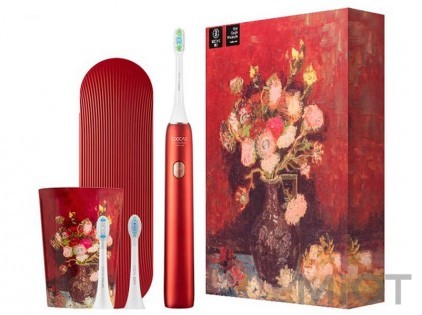 Електрична зубна щітка Xiaomi Soocas X3U Van Gogh Museum Design Sonic Electric Toothbrush Chesnut Red