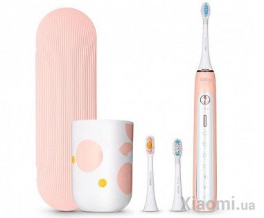 Умная зубная электрощетка Xiaomi SOOCAS X5 Electric Toothbrush Pink Подарочный набор!