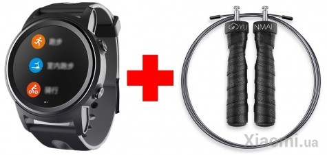 Набор Xiaomi Sport YUNMAI Часы YM-W1801 Black + Скакалка YMHR-P702 (YM-W1811)