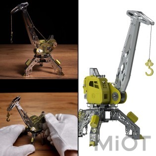 Модель підйомний кран Mighty Machine Metal-Time MT055