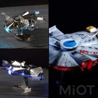 Зореліт з підсвічуванням конструктор Nebula Scout корабель Metal-Time MT098