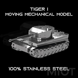Танк ТІГР 1 механічний World of Tanks Ponderous Panzer Tiger 1 Metal-Time MT020